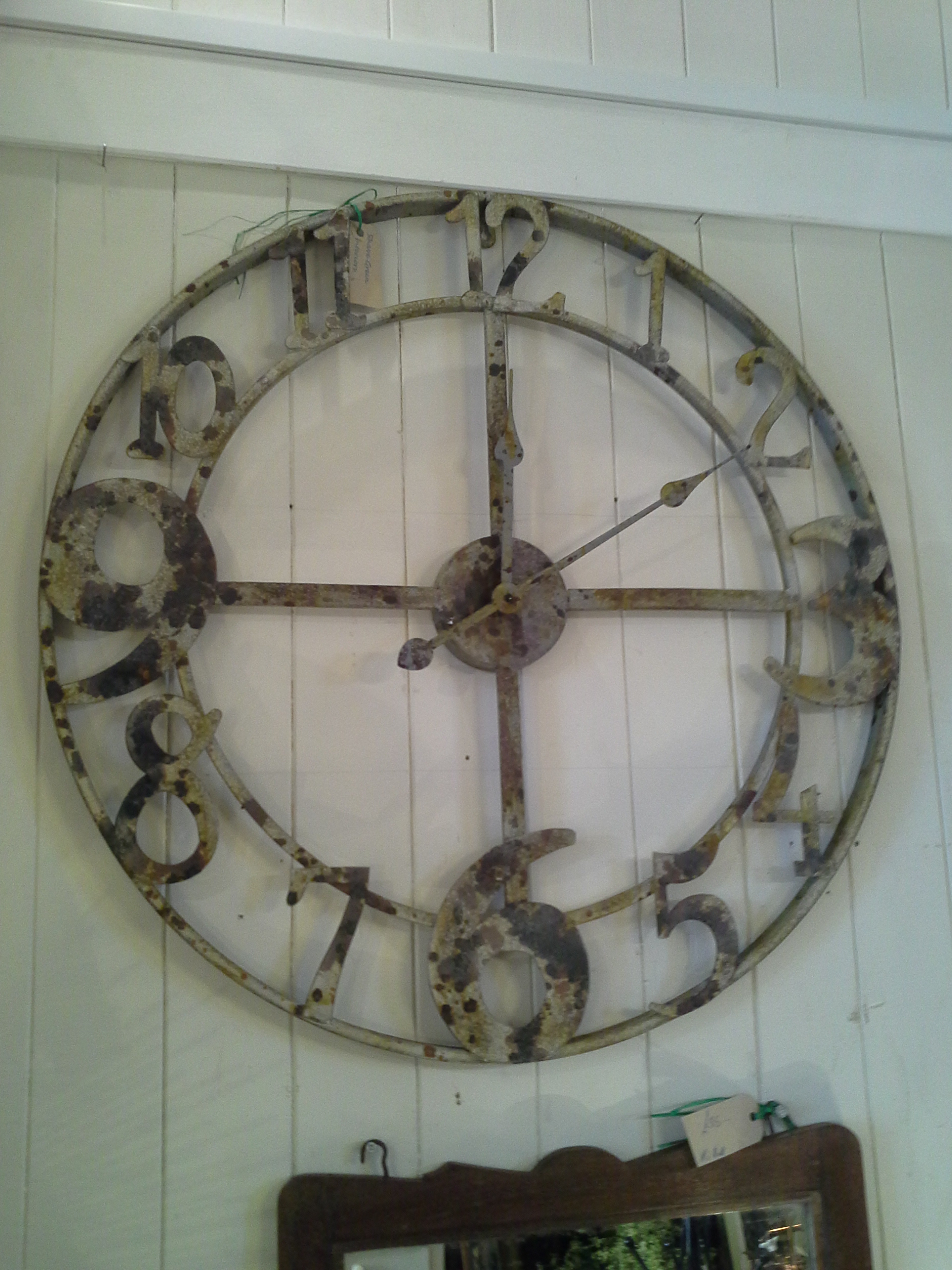 Iron Skeleton Wall Clock