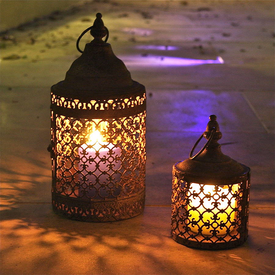 Pair of Moorish lanterns